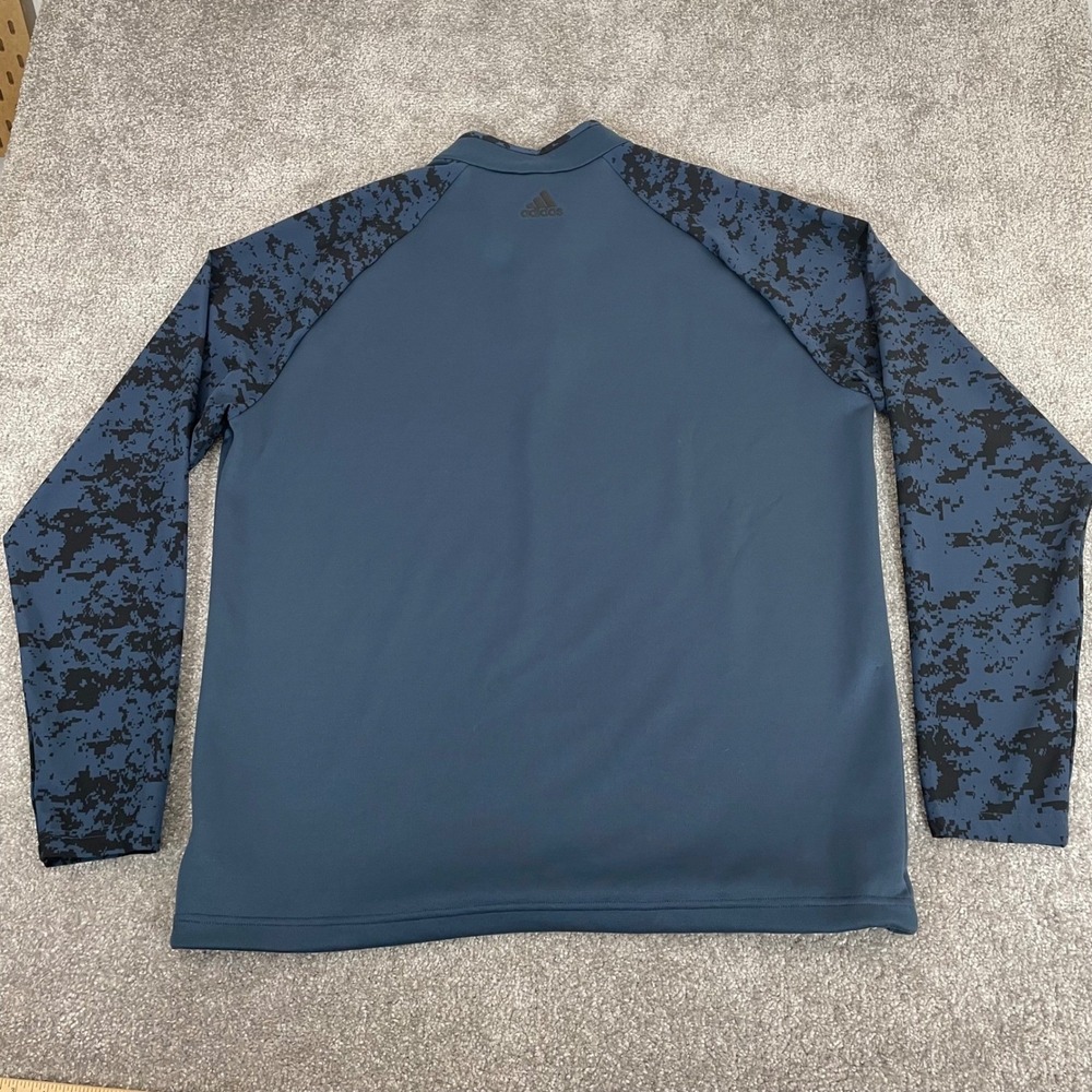 Adidas Camo Hybrid Layering Sweatshirt Mens XL Pullover Snap Digital Camo - Picture 8 of 14